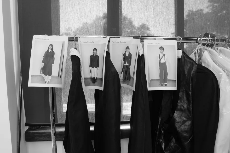 Portrait of Tommaso Curatella for his fashion design CV